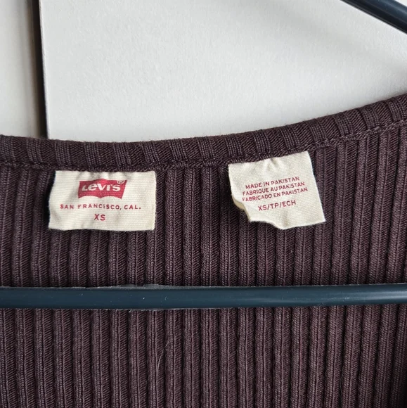 Women's Ribbed Long Sleeve Top - Picture 3 of 5